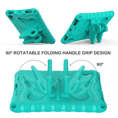 For iPad mini 6 / mini 2024 Butterfly Bracket EVA Shockproof Tablet Case(Mint Green) - iPad mini 6 Cases by buy2fix | Online Shopping UK | buy2fix