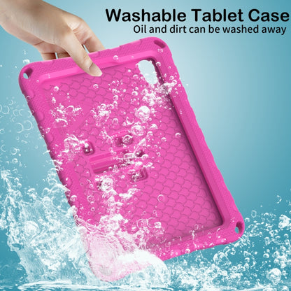 For iPad mini 6 / mini 2024 Butterfly Bracket EVA Shockproof Tablet Case(Rose Red) - iPad mini 6 Cases by buy2fix | Online Shopping UK | buy2fix