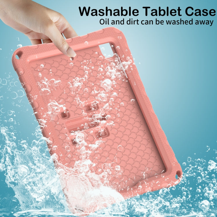 For iPad mini 1/2/3/4/5 Butterfly Bracket EVA Shockproof Tablet Case(Pink Orange) - iPad mini (2019) / mini 5 Cases by buy2fix | Online Shopping UK | buy2fix