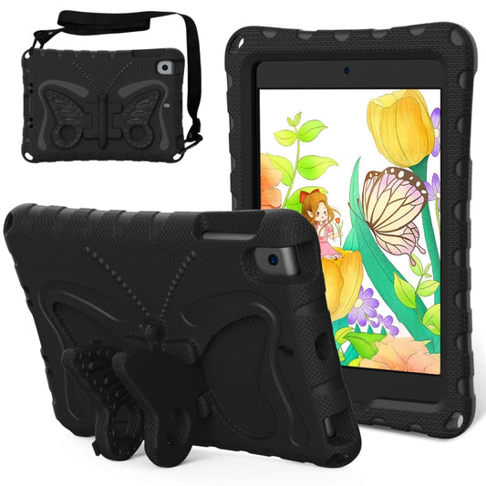For iPad mini 1/2/3/4/5 Butterfly Bracket EVA Shockproof Tablet Case(Black) - iPad mini (2019) / mini 5 Cases by buy2fix | Online Shopping UK | buy2fix