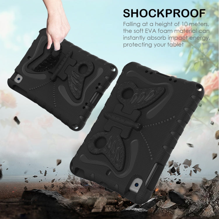 For iPad mini 1/2/3/4/5 Butterfly Bracket EVA Shockproof Tablet Case(Black) - iPad mini (2019) / mini 5 Cases by buy2fix | Online Shopping UK | buy2fix