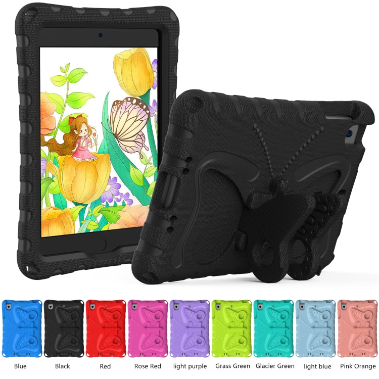 For iPad mini 1/2/3/4/5 Butterfly Bracket EVA Shockproof Tablet Case(Black) - iPad mini (2019) / mini 5 Cases by buy2fix | Online Shopping UK | buy2fix