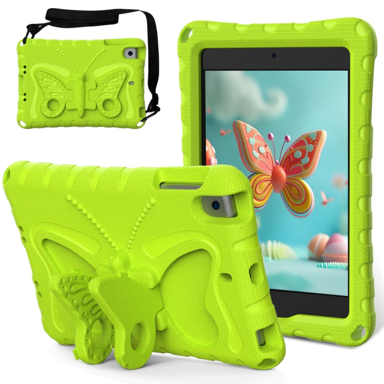 For iPad mini 1/2/3/4/5 Butterfly Bracket EVA Shockproof Tablet Case(Grass Green) - iPad mini (2019) / mini 5 Cases by buy2fix | Online Shopping UK | buy2fix