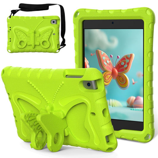 For iPad mini 1/2/3/4/5 Butterfly Bracket EVA Shockproof Tablet Case(Grass Green) - iPad mini (2019) / mini 5 Cases by buy2fix | Online Shopping UK | buy2fix