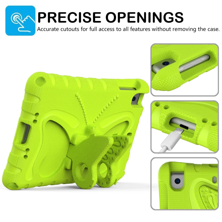 For iPad mini 1/2/3/4/5 Butterfly Bracket EVA Shockproof Tablet Case(Grass Green) - iPad mini (2019) / mini 5 Cases by buy2fix | Online Shopping UK | buy2fix