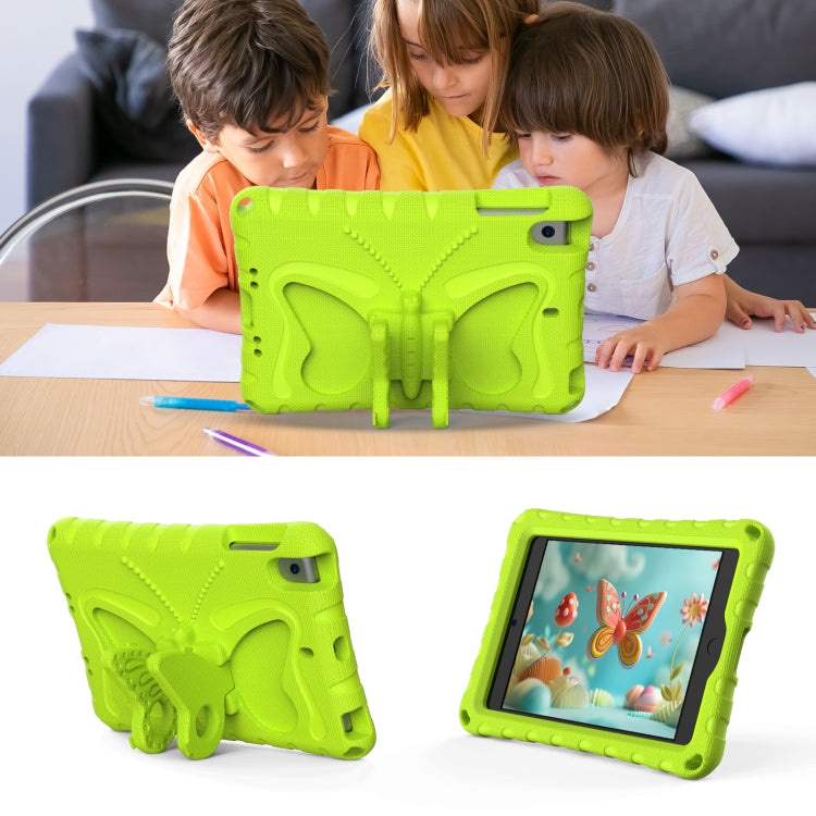 For iPad mini 1/2/3/4/5 Butterfly Bracket EVA Shockproof Tablet Case(Grass Green) - iPad mini (2019) / mini 5 Cases by buy2fix | Online Shopping UK | buy2fix