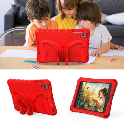 For iPad mini 1/2/3/4/5 Butterfly Bracket EVA Shockproof Tablet Case(Red) - iPad mini (2019) / mini 5 Cases by buy2fix | Online Shopping UK | buy2fix