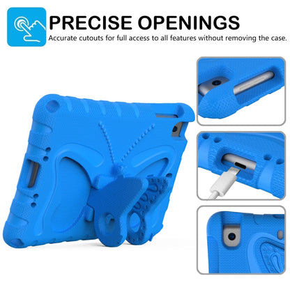 For iPad mini 1/2/3/4/5 Butterfly Bracket EVA Shockproof Tablet Case(Blue) - iPad mini (2019) / mini 5 Cases by buy2fix | Online Shopping UK | buy2fix