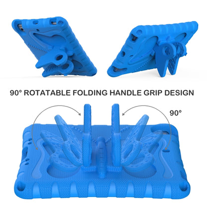 For iPad mini 1/2/3/4/5 Butterfly Bracket EVA Shockproof Tablet Case(Blue) - iPad mini (2019) / mini 5 Cases by buy2fix | Online Shopping UK | buy2fix