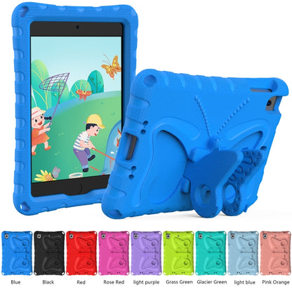 For iPad mini 1/2/3/4/5 Butterfly Bracket EVA Shockproof Tablet Case(Blue) - iPad mini (2019) / mini 5 Cases by buy2fix | Online Shopping UK | buy2fix