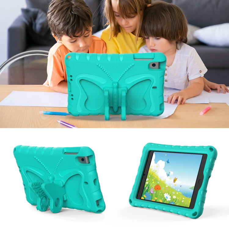 For iPad mini 1/2/3/4/5 Butterfly Bracket EVA Shockproof Tablet Case(Mint Green) - iPad mini (2019) / mini 5 Cases by buy2fix | Online Shopping UK | buy2fix