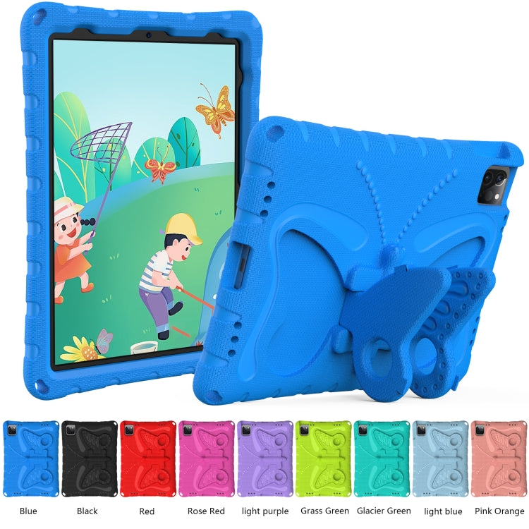 For iPad Air 11 2025 / 2024 Butterfly Bracket EVA Shockproof Tablet Case(Blue) by buy2fix