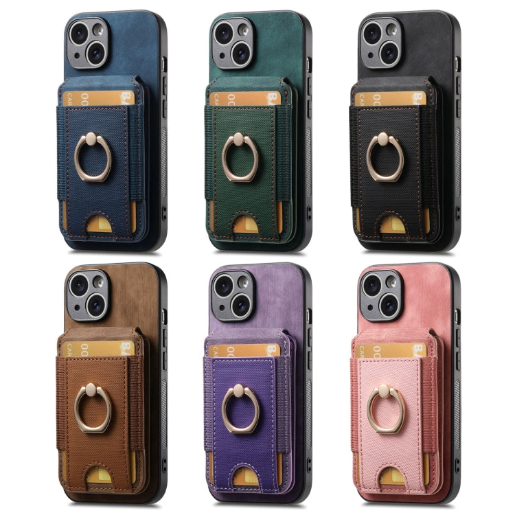 For iPhone 7 Plus / 8 Plus Retro Splitable Magnetic Stand Card Bag Leather Phone Case(Brown) - More iPhone Cases by buy2fix | Online Shopping UK | buy2fix