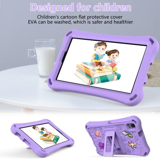 For Samsung Galaxy Tab A9 8.7 2023 X115 Hi Baby EVA Full Body Tablet Case with Strap(Light Purple) - Galaxy Tab A9 by buy2fix | Online Shopping UK | buy2fix