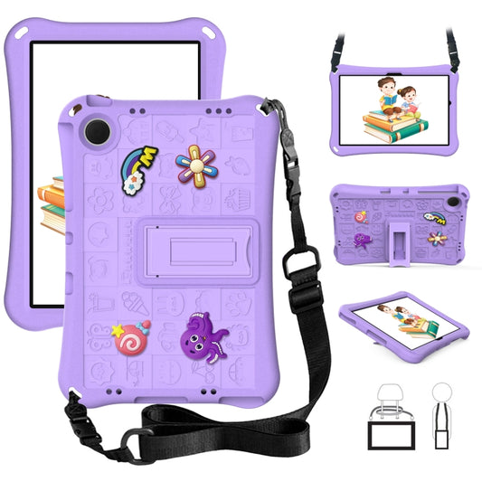 For Samsung Galaxy Tab A9+ 11.0 X210 Hi Baby EVA Full Body Tablet Case with Strap(Light Purple) - Galaxy Tab A9+ by buy2fix | Online Shopping UK | buy2fix