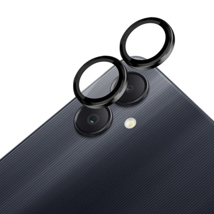 For Samsung Galaxy A05 4G NORTHJO Camera LensCD Vein Metal Ring Tempered Glass Film(Black) - Galaxy Tempered Glass by NORTHJO | Online Shopping UK | buy2fix