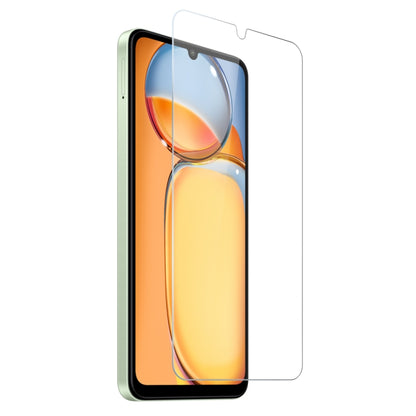 For Xiaomi Redmi 13C 4G NORTHJO Transparent TPU Phone Case with Tempered Glass Film(Transparent) - Xiaomi Cases by NORTHJO | Online Shopping UK | buy2fix