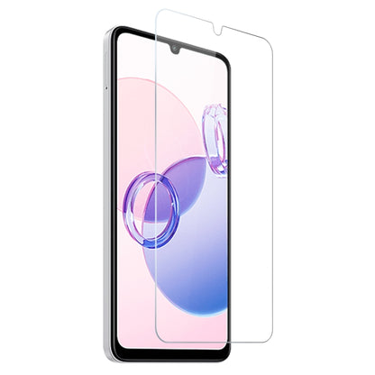 For Xiaomi Redmi 13C 5G NORTHJO Transparent TPU Phone Case with Tempered Glass Film(Transparent) - Xiaomi Cases by NORTHJO | Online Shopping UK | buy2fix