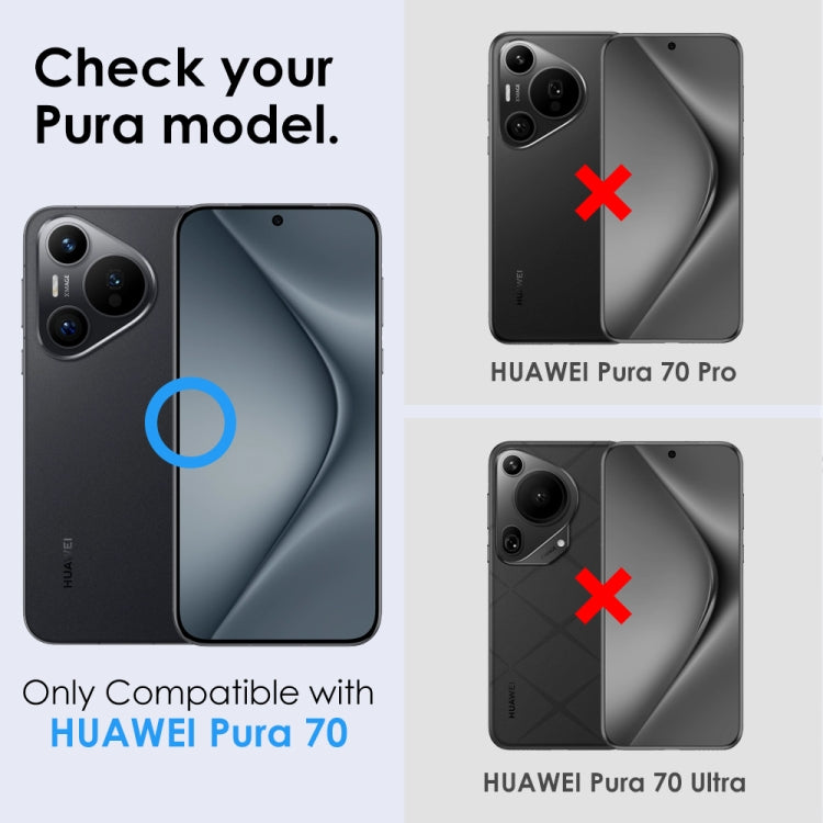 For Huawei Pura 70 NORTHJO Camera Lens CD Vein Metal Ring Tempered Glass Film(Black) - Huawei Tempered Glass by NORTHJO | Online Shopping UK | buy2fix