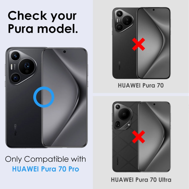For Huawei Pura 70 Pro NORTHJO Camera Lens CD Vein Metal Ring Tempered Glass Film(Black) - Huawei Tempered Glass by NORTHJO | Online Shopping UK | buy2fix