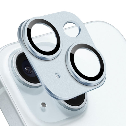 For iPhone 15 / 15 Plus NORTHJO Matte Camera Lens Protector Tempered Glass Rear Lens Film(Blue) - iPhone 15 Tempered Glass by NORTHJO | Online Shopping UK | buy2fix