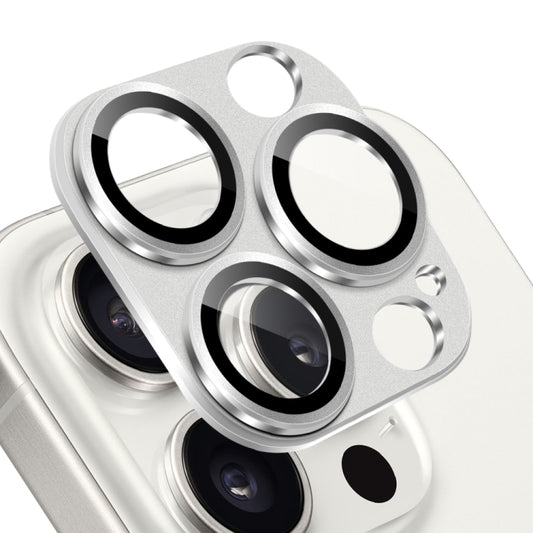 For iPhone 15 Pro / 15 Pro Max NORTHJO Matte Camera Lens Protector Tempered Glass Rear Lens Film(Silver) by NORTHJO