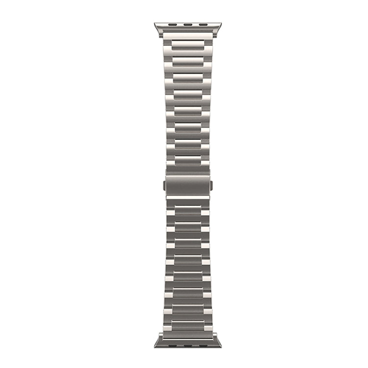 For Apple Watch Ultra 49mm I-Shaped Titanium Watch Band(Titanium) by buy2fix