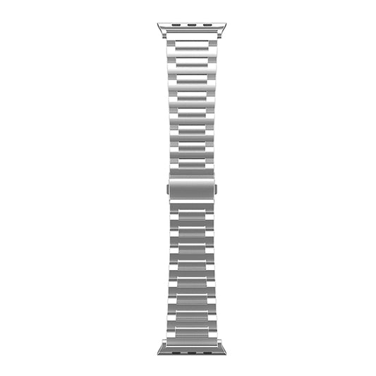 For Apple Watch SE 2022 44mm I-Shaped Titanium Watch Band(Sliver) by buy2fix