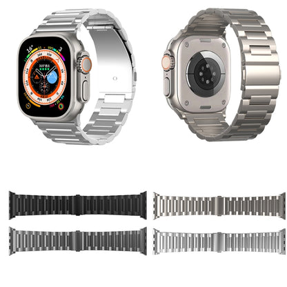 For Apple Watch Ultra 49mm I-Shaped Titanium Watch Band(Titanium) by buy2fix