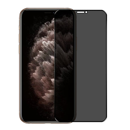 For iPhone 11 Pro Max / XS Max NORTHJO A++ 28 Degree Privacy Full Glue Silk Printing Tempered Glass Film - iPhone 11 Pro Max Tempered Glass by NORTHJO | Online Shopping UK | buy2fix