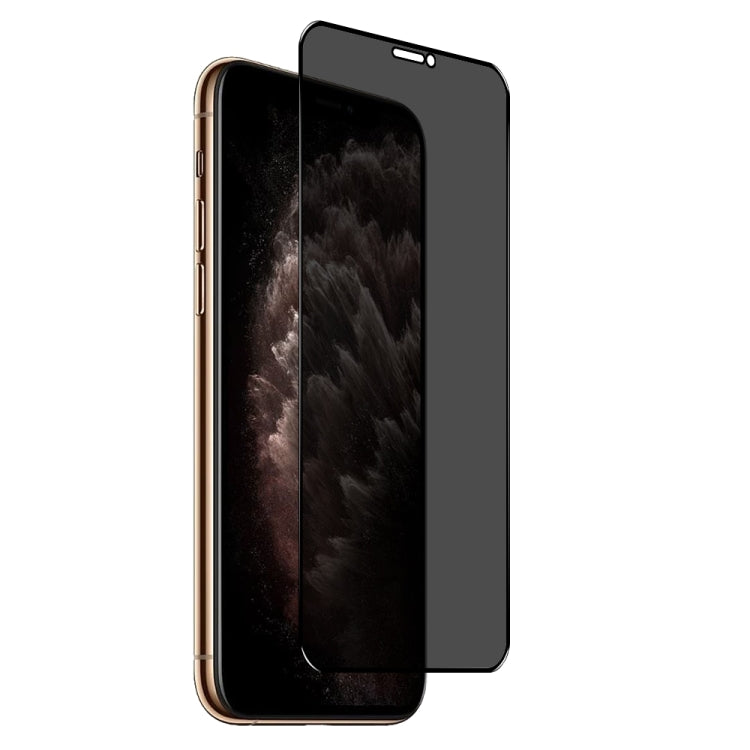 For iPhone 11 Pro Max / XS Max NORTHJO A++ 28 Degree Privacy Full Glue Silk Printing Tempered Glass Film - iPhone 11 Pro Max Tempered Glass by NORTHJO | Online Shopping UK | buy2fix