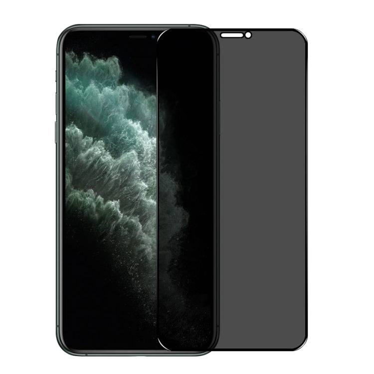 For iPhone 11 Pro / X / XS NORTHJO A++ 28 Degree Privacy Full Glue Silk Printing Tempered Glass Film - iPhone 11 Pro Tempered Glass by NORTHJO | Online Shopping UK | buy2fix
