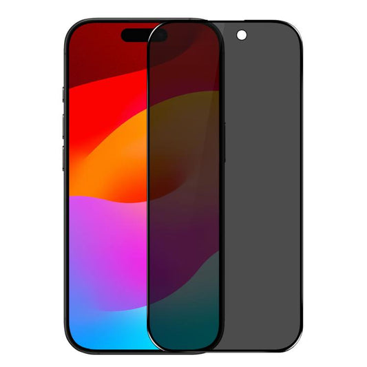 For iPhone 17 NORTHJO A++ 28 Degree Privacy Full Glue Silk Printing Tempered Glass Film - iPhone 17 Tempered Glass by NORTHJO | Online Shopping UK | buy2fix