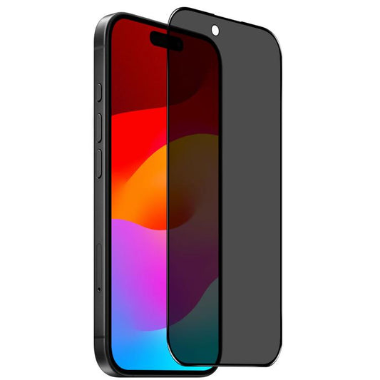For iPhone Air NORTHJO A++ 28 Degree Privacy Full Glue Silk Printing Tempered Glass Film - iPhone Air Tempered Glass by NORTHJO | Online Shopping UK | buy2fix