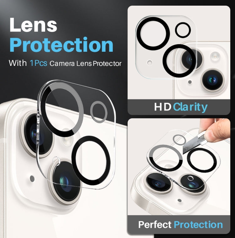 For iPhone 13 NORTHJO 3 in 1 Clear Phone Case with Screen Film + Rear Lens Film - iPhone 13 Cases by NORTHJO | Online Shopping UK | buy2fix