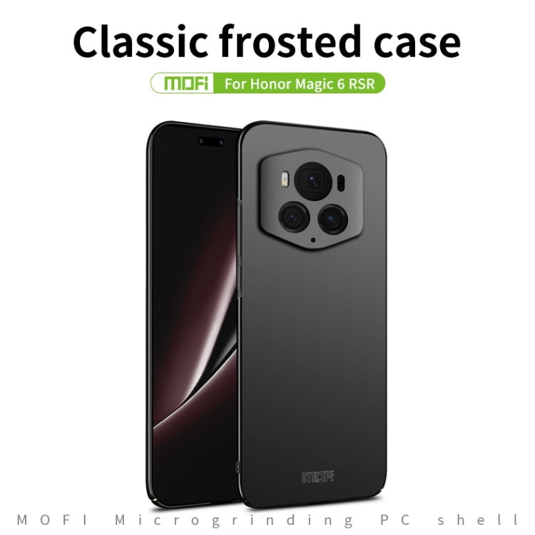 For Honor Magic6 RSR MOFI Frosted PC Ultra-thin Hard Phone Case(Red) - Huawei Cases by MOFI | Online Shopping UK | buy2fix