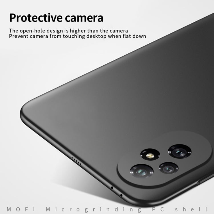 For Honor 200 Pro MOFI Frosted PC Ultra-thin Hard Phone Case(Black) - Honor Cases by MOFI | Online Shopping UK | buy2fix