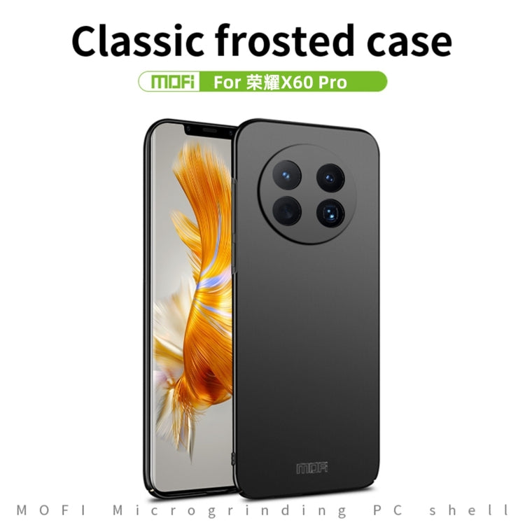 For Honor X60 Pro / X9c MOFI Frosted PC Ultra-thin Hard Phone Case(Black) - Honor Cases by MOFI | Online Shopping UK | buy2fix