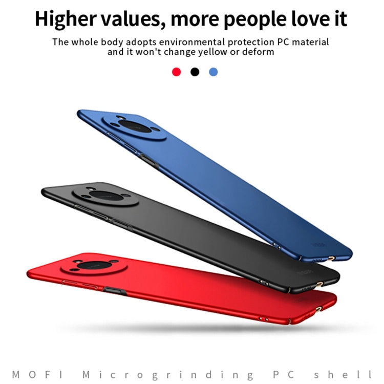 For Honor X60 MOFI Frosted PC Ultra-thin Hard Phone Case(Blue) - Honor Cases by MOFI | Online Shopping UK | buy2fix