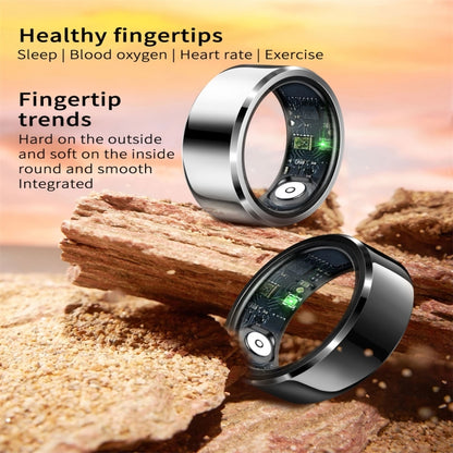 R6 SIZE 11 Smart Ring, Support Heart Rate / Blood Oxygen / Sleep Monitoring(Black) - Smart Rings / Smart Telephones by buy2fix | Online Shopping UK | buy2fix