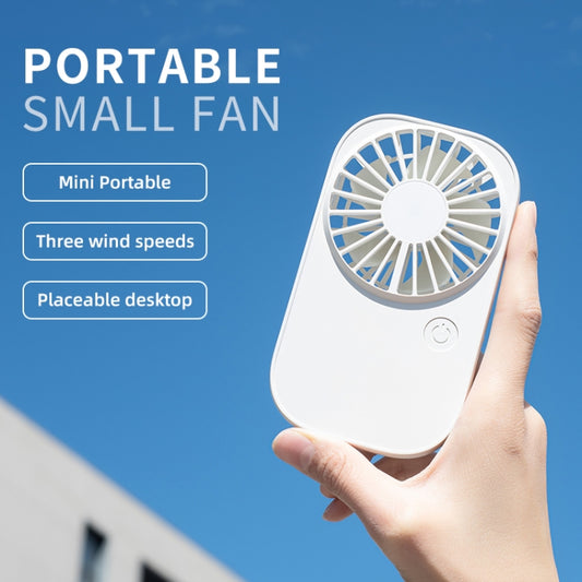 F11 Portable Rechargeable Hanging Neck Fan Cooling Handheld Fan 3 Speeds Desk Fan(Pink) by buy2fix