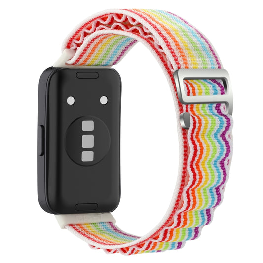 For Huawei Band 8 / 9 Loop Nylon Watch Band(Colorful) by buy2fix