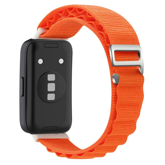 For Huawei Band 8 / 9 Loop Nylon Watch Band(Orange) by buy2fix