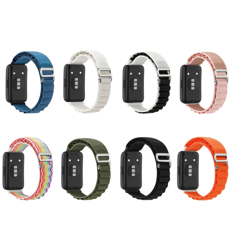 For Huawei Band 8 / 9 Loop Nylon Watch Band(Colorful) by buy2fix