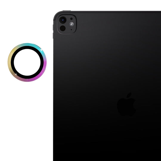 For iPad Pro 11 / 13 2025 / 2024 ENKAY Hat-Prince 9H Rear Camera Lens Aluminium Alloy Tempered Glass Film(Colorful)