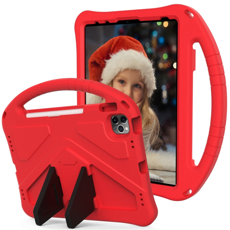 For iPad Air 11 2024 EVA Shockproof Tablet Case with Holder(Red) - iPad Air 11 2024 Cases by buy2fix | Online Shopping UK | buy2fix