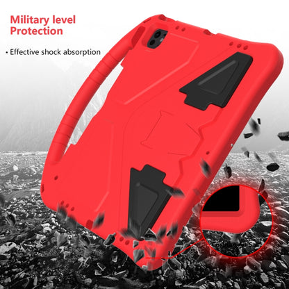 For iPad Air 13 2025 / 2024 EVA Shockproof Tablet Case with Holder(Red) by buy2fix