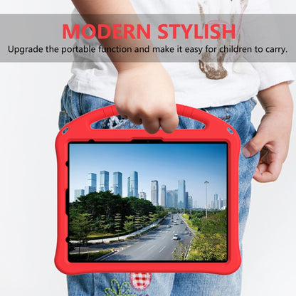 For iPad Air 13 2025 / 2024 EVA Shockproof Tablet Case with Holder(Red) by buy2fix