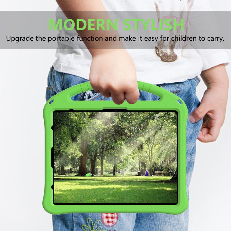 For iPad Air 13 2025 / 2024 EVA Shockproof Tablet Case with Holder(Green) by buy2fix