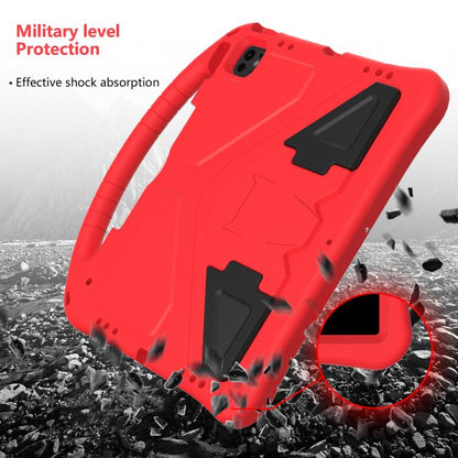 For iPad Pro 13 2025 / 2024 EVA Shockproof Tablet Case with Holder(Red) by buy2fix